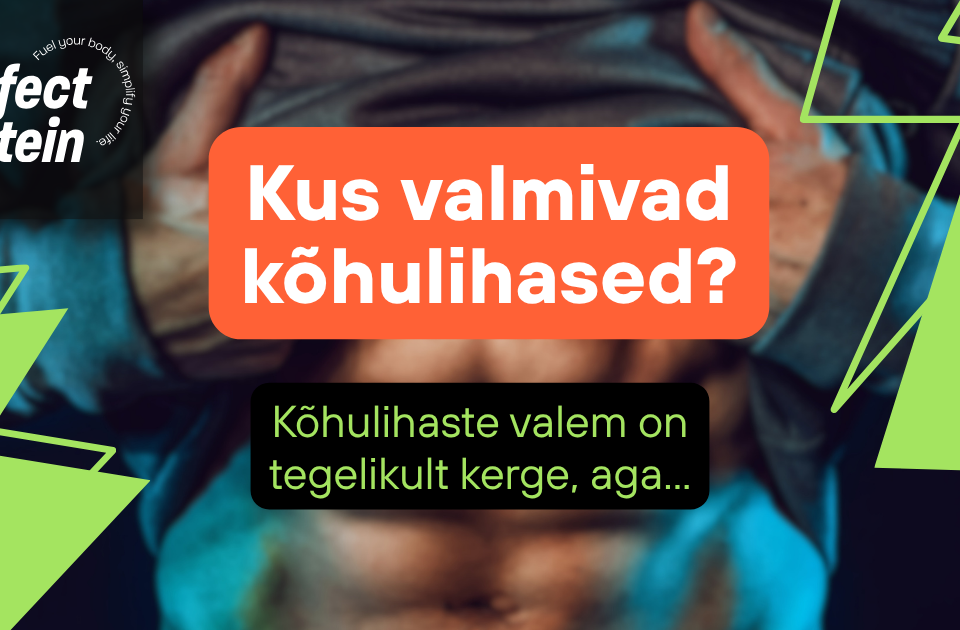 Kus valmivad kõhulihased?