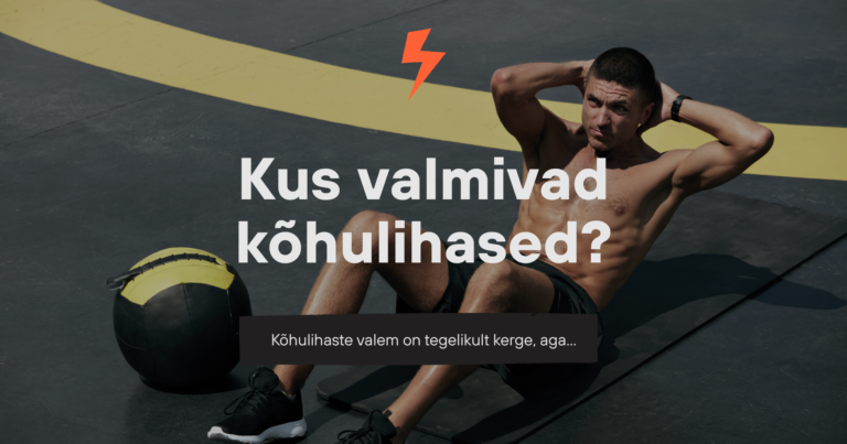 Kus valmivad kõhulihased?